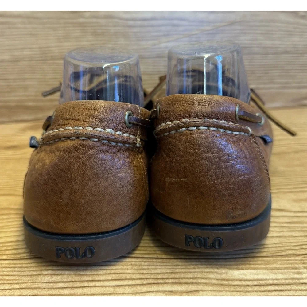 Polo‎ Ralph Lauren Bienne Boat Shoes Mens 11 D Loafers Preppy Old Money